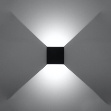 Sollux Lighting Kinkiet LUCA czarny LED IP54 SL.0545