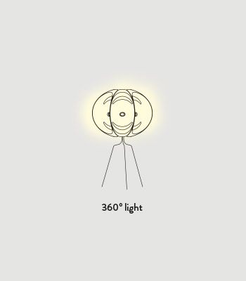 Lampa stołowa Slamp ATL14TAV0000F Atlante Fume