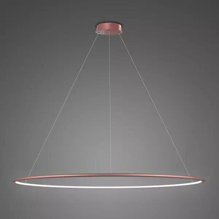Lampa wisząca Ledowe Okręgi No.1 150cm 4k Różowe Złoto ściemnialna