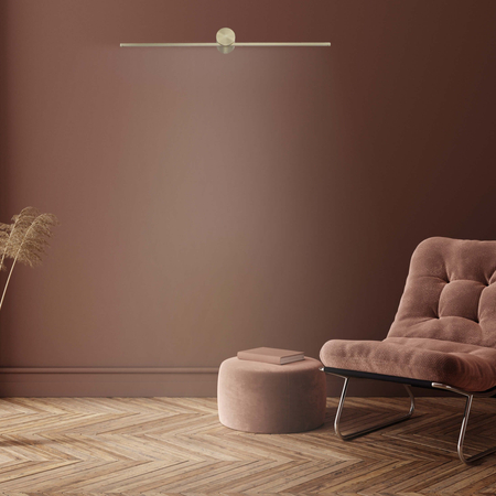 Kinkiet Modern Slim L 1xLED złoty IP44 LP-777/1W L GD