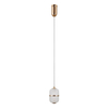 Lampa wisząca Italux Alani PND-34375-1-HBR Złoty