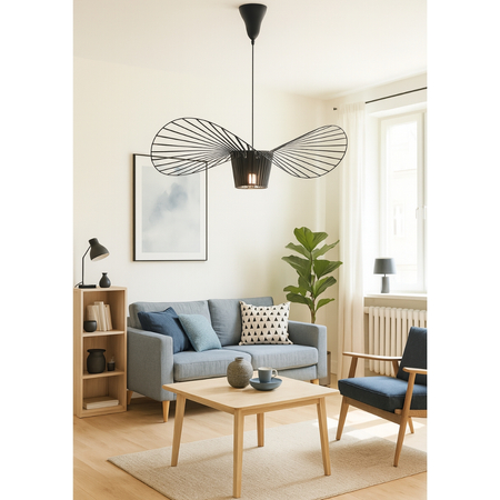 Lampa wisząca Abigali Paris E27 nowoczesna czarny