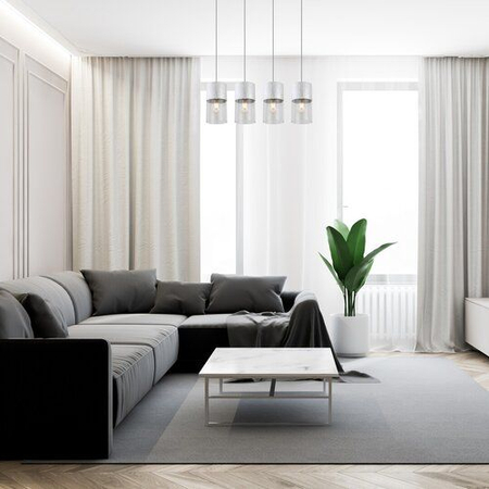 Lampa wisząca Rabalux Zelkova 3156 szczotkowane aluminium