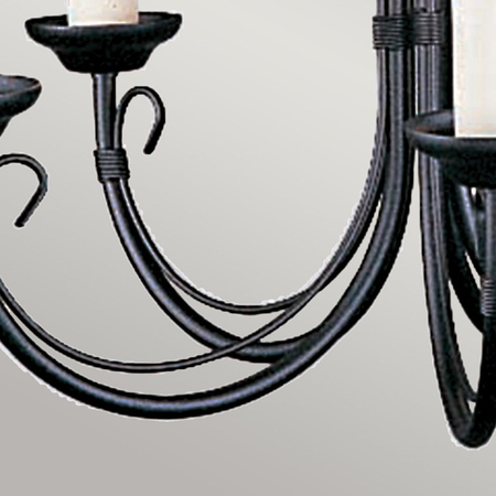 Żyrandol Elstead Lighting Chartwell czarny CH5-BLACK