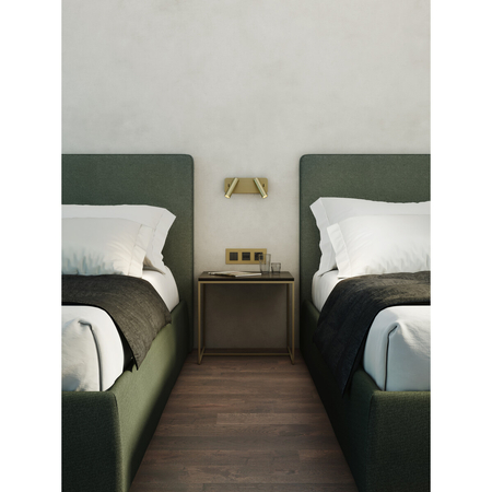 Kinkiet Astro Enna Twin 1058196 Matowy Złoty