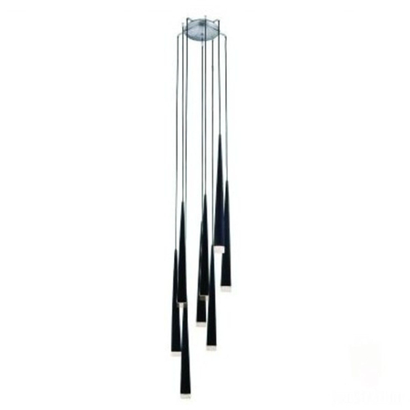 Lampa wisząca STYLO 8 BLACK Azzardo AZ0161 black / chrome