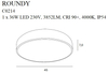 Plafon Maxlight C0214 czarny