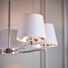 Endon Lighting Lampa wisząca 73022 biały/chrom