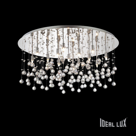 Plafon IdealLux 77819 Moonlight PL15 Cromo