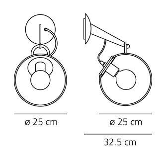 Kinkiet Artemide A020100 Miconos
