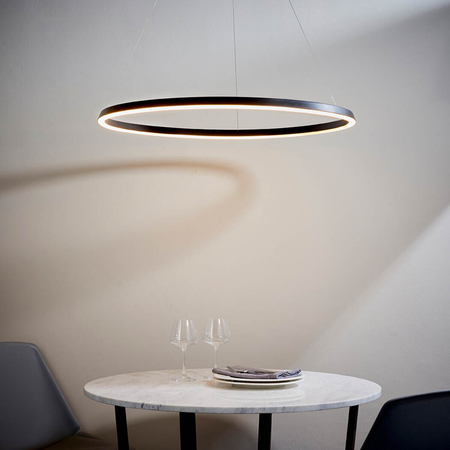 Endon Lighting Lampa wisząca 80628 biały/czarny