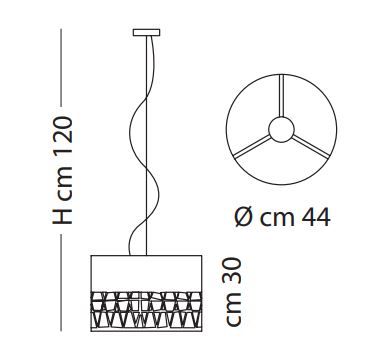 Lampa wisząca Sillux SP8-304 Merlino