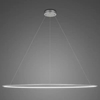 Lampa wisząca Ledowe Okręgi No.1 200cm 4k srebrna Dali