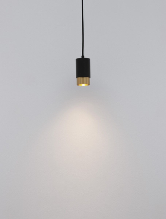 Lampa wisząca Luces Exclusivas CAYES czarny/złoty LE42622