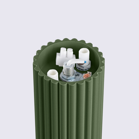 Sollux Lighting Plafon HALO zielony oliwkowy IP44 SL.1723