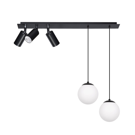 Lampa sufitowa ALBIO Kaja K-4138 biały/czarny