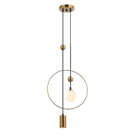 Lampa wisząca Italux PND-428892-BRO Mosiężny