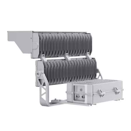 Wysokomasztowa lampa LED Greenie Mastray 20° 1000W 170lm/W do precyzyjnego oświetlenia dużych powierzchni 5000K