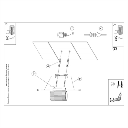 Sollux Lighting Kinkiet KARBON 10 taupe SL.1777