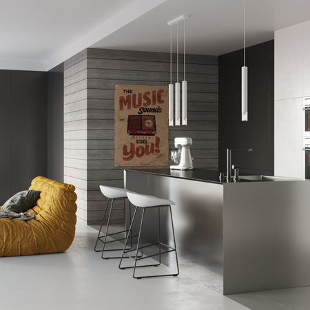 Sollux Lighting Lampa wisząca WEZYR 1 biała SL.0957