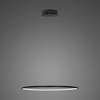 Lampa wisząca Ledowe Okręgi No.1 40 4k czarna Dali
