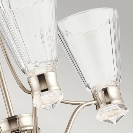 Żyrandol LED Kayva Quintiesse QN-KAYVA9-PN