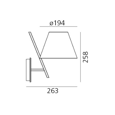 Kinkiet Artemide 1752020A La Petite LED