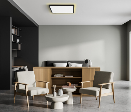 Plafon Italux Aleria PLF-39573-450S-50W-BL Czarny