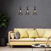 Lampa wisząca Rabalux Leandros 72006 czarny matowy