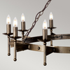 Żyrandol Elstead Lighting Cromwell brąz CW12-OLD-BRZ