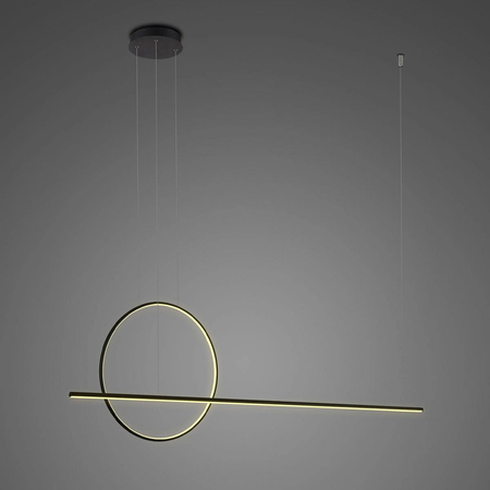 Lampa wisząca Linea No.2 120 40cm czarna 3k ściemnialna