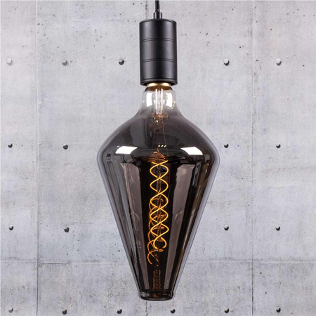 Zawiesie do żarówek Calex Retro E27 Czarne