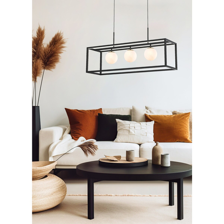 Lampa wisząca Zuma Line MD3115-3-3BT PIRO LAMPA WISZĄCA CZARNA/BLACK