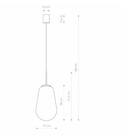 Lampa wisząca Nowodvorski 8672 PEAR M