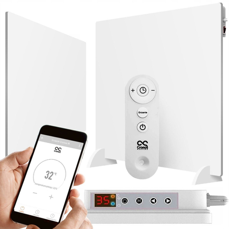 Panel grzewczy Cronos z WiFi i pilotem 450W