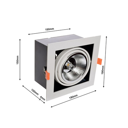 Oprawa podtynkowa Milagro ML4739 Plaza