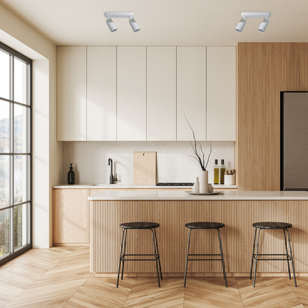 Milagro NEO WHITE CHROME SPOT 2xGU10 ML0288 BIAŁY + CHROM