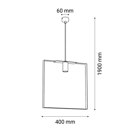 Lampa wisząca ORTIGA 6 400mm Shilo 5155