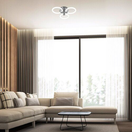 Lampa sufitowa Rabalux Sotiris 71007 chrom satyna