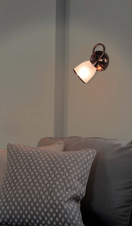 Kinkiet SAMIRA Kaja K-JSL-8090/1W AB mosiądz