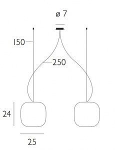 Lampa wisząca Casablanca MU01-B87A Murea Double