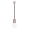 Sollux Lighting Lampa wisząca HALO 1 taupe SL.1744