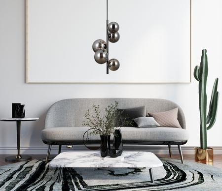 Lampa wisząca Italux PND-406007-V5A-BCR Czarny chrom