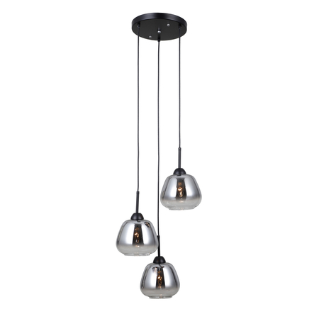 Lampa wisząca Italux PND-40824-3-BK Czarny mat