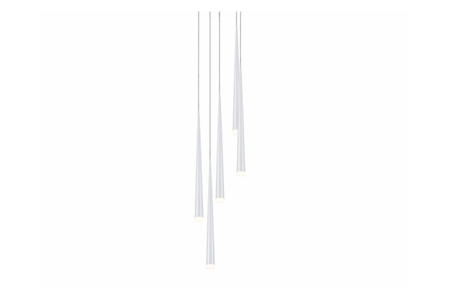 Lampa wisząca STYLO 5 WHITE Azzardo AZ0208 white / white