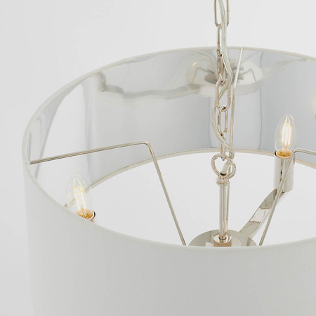 Endon Lighting Lampa wisząca 73021 biały/chrom