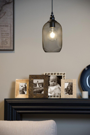 Lampa wisząca Lucide MESH czarny 43404/15/30