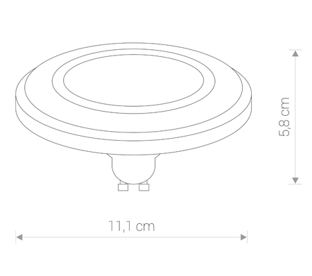 Żarówka ES111 LED LENS 3000K 9343 Nowodvorski Lighting