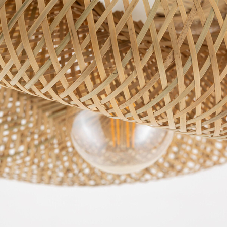 Plafon Nowodvorski HAVANA M 11171 Naturalne drewno Biały