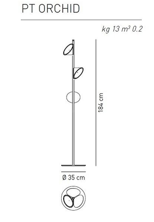 Lampa podłogowa Axo Light Orchid White